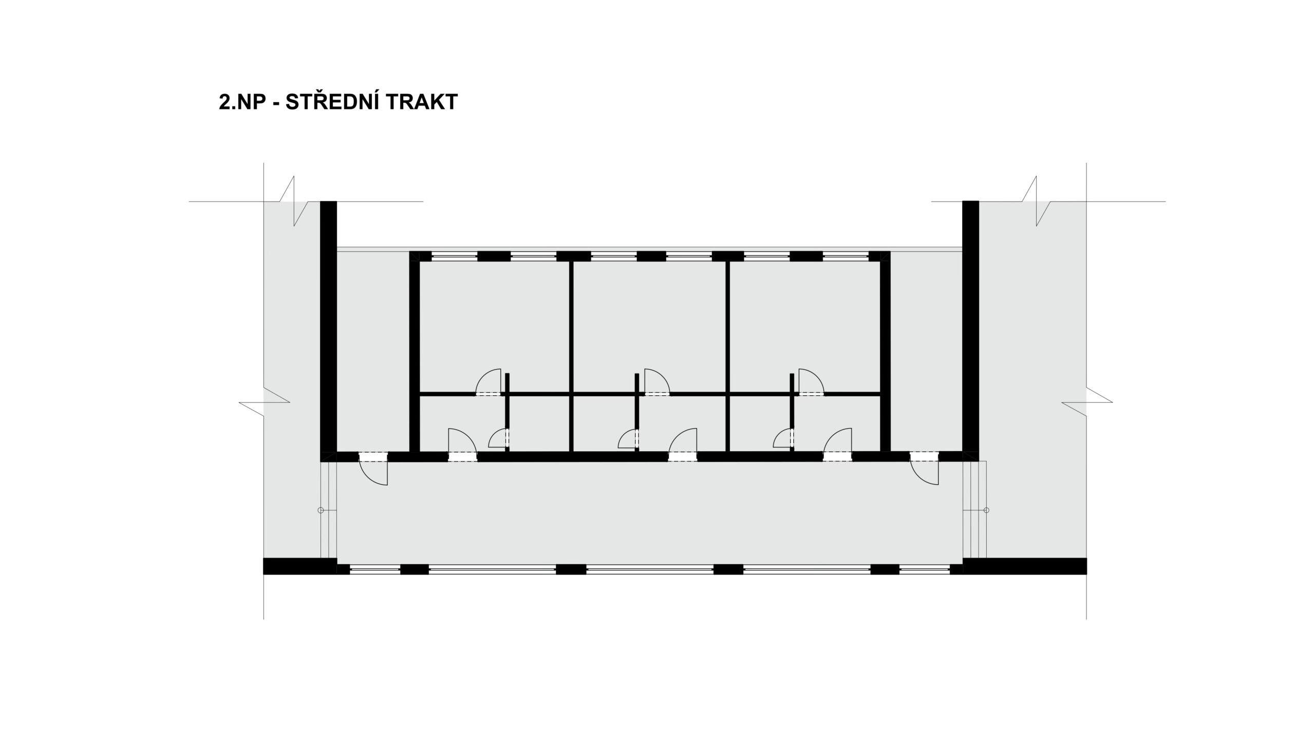Střední trakt – výběr bytu