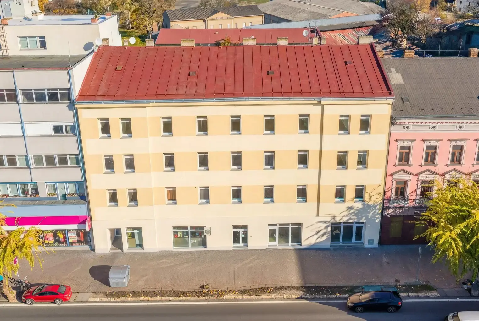 Přední trakt – výběr patra